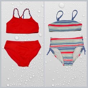 Set of 2 Girls Art Class 2–Piece Bikini’s- Size Medium
